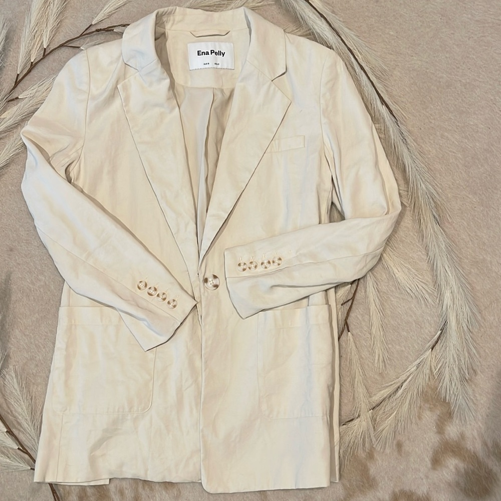 Revolve x Ena Pelly linen blazer